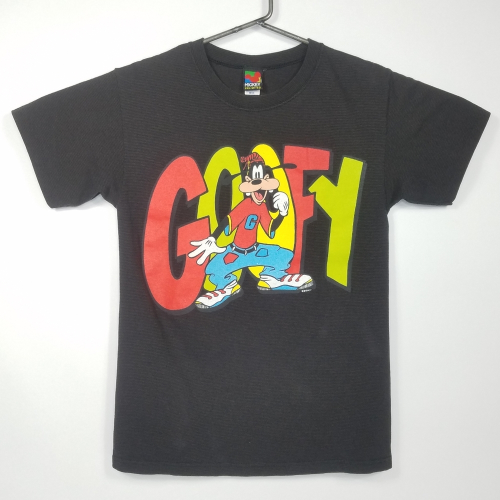 Goofy Spellout Mickey Mouse Unlimited Vintage Tee